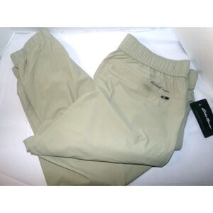 EDDIE BAUER  MENS SZ LRG JOGGERS~ / TECH PANTS~TAUPE~NWT